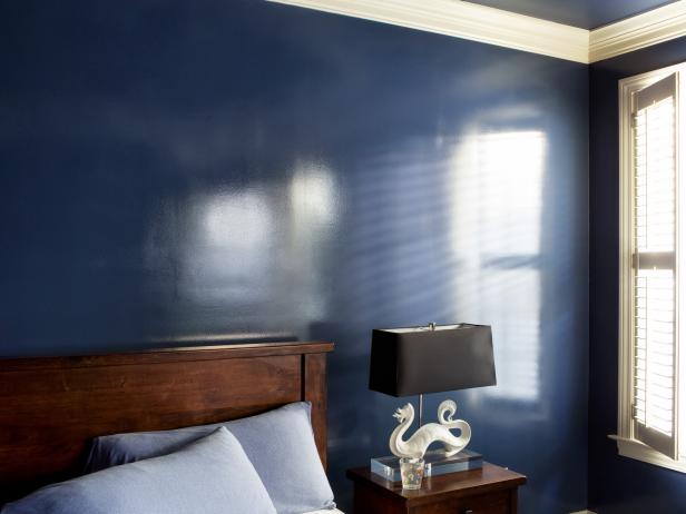 How To Add A Wet Effect To Walls With Glossy Paint Hgtv