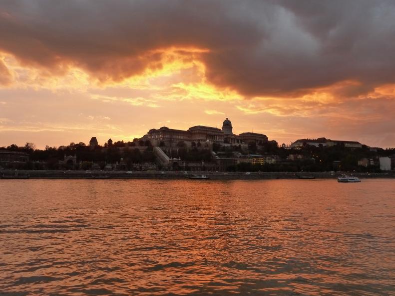 View of Budapest, Hungary from the Danube River.