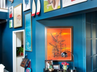 Family-Friendly Entryway Gallery Wall 