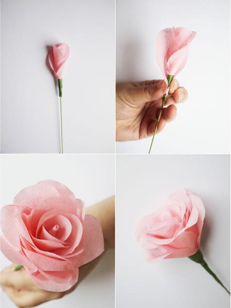 How to Make Paper Flowers for a Wedding Bouquet
