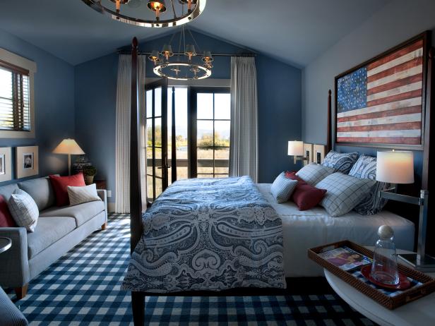 bedroom hgtv flag american country bed guest