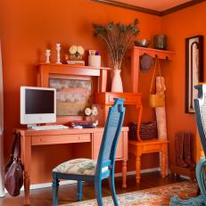 Orange Home Office