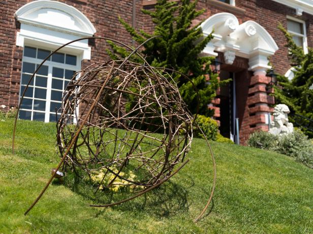 Front Exterior Garden Art Installation: Tumble | HGTV