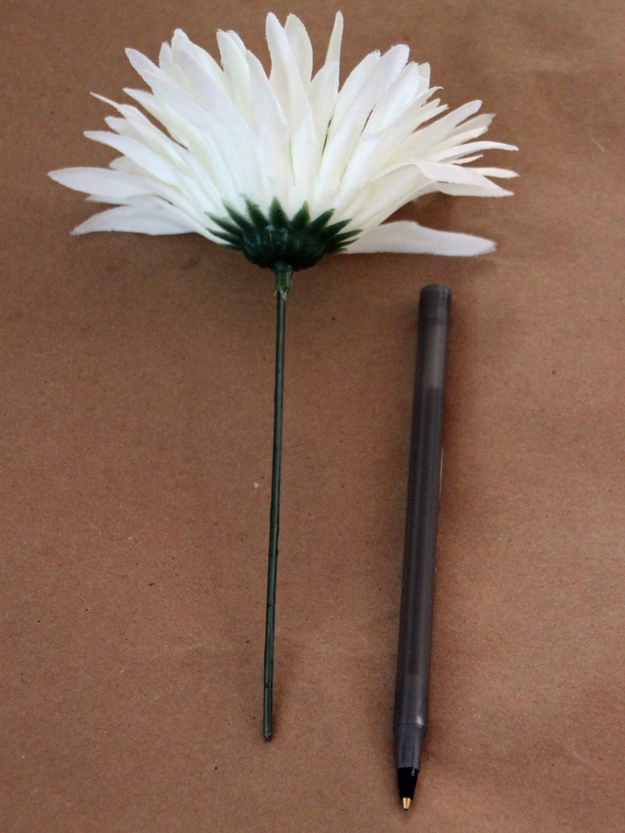 how to make ink pen flowers