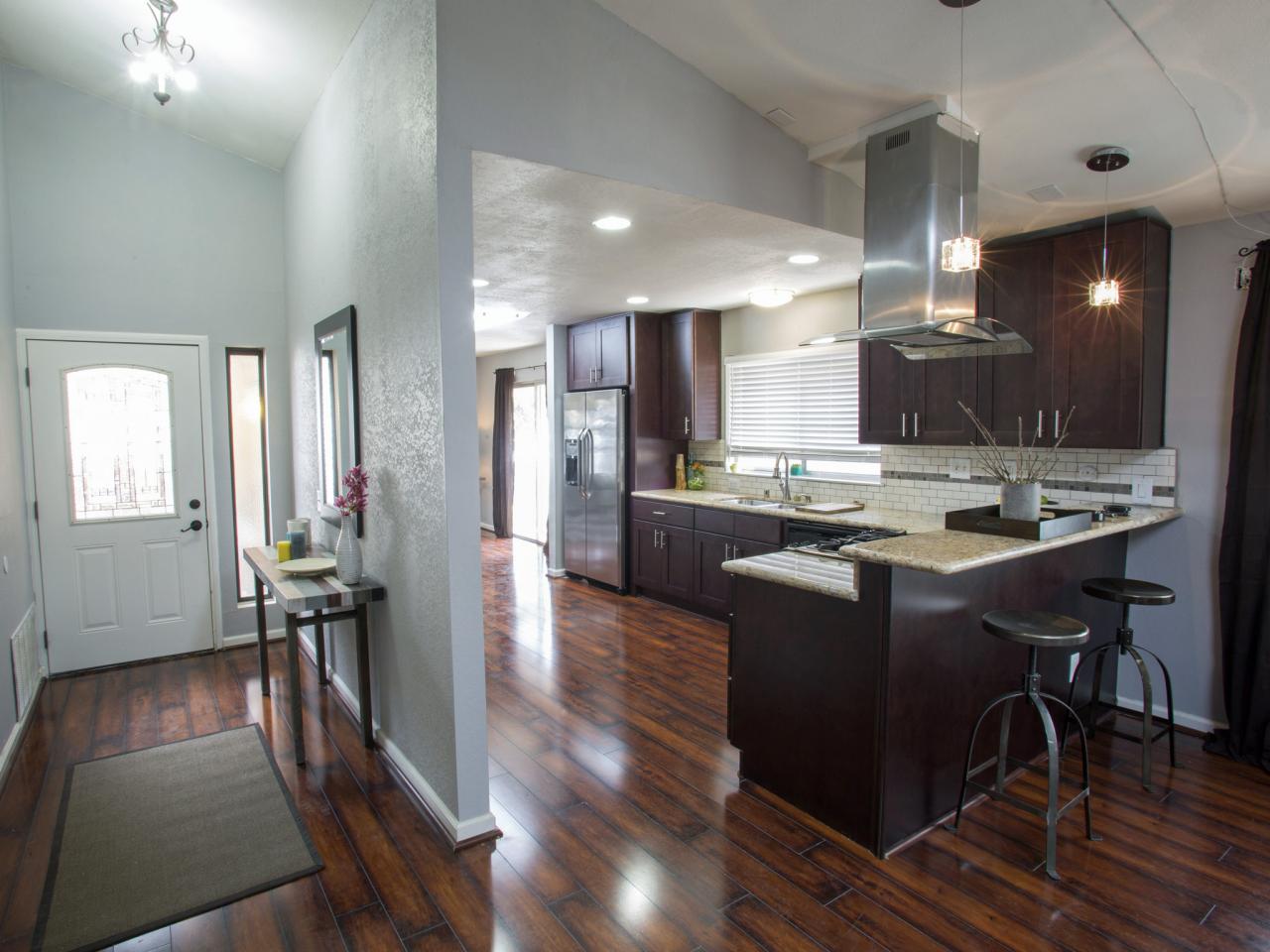 Peel And Stick Floor Tile In The Kitchen A Gorgeous Budget