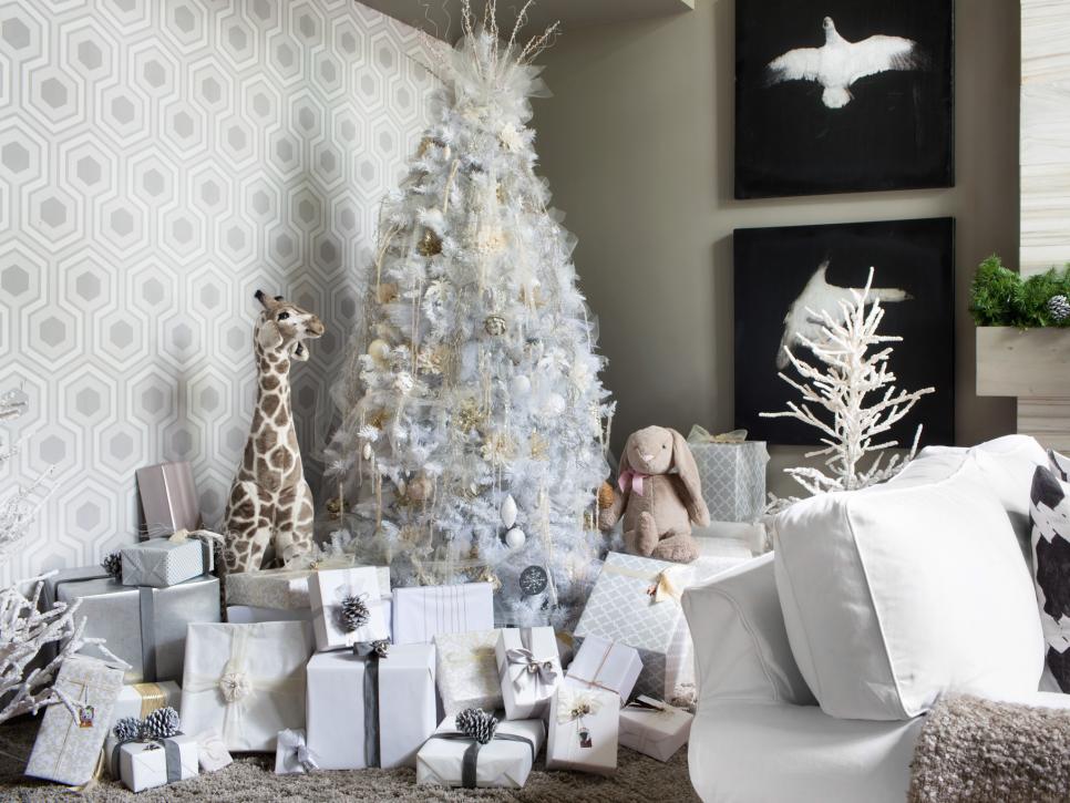 White Christmas Tree Decorating Ideas Hgtv