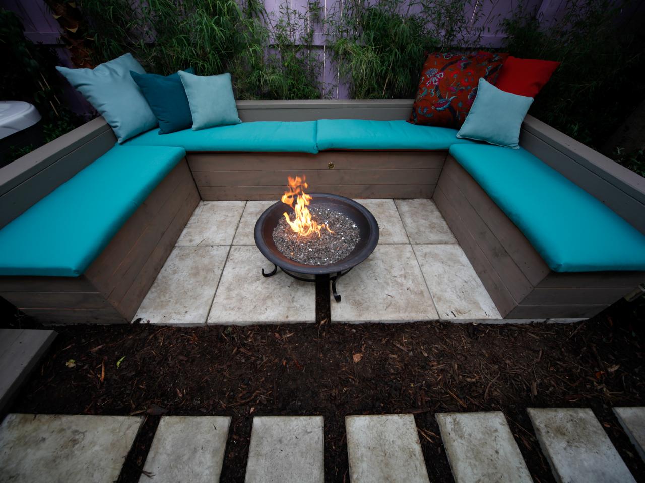 Outdoor Sitting Area With Fire Pit Hgtv