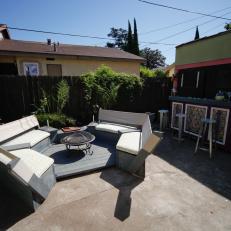 Before: Patio Seating and Bar