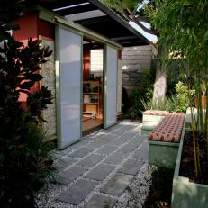 Asian-Style Home Office Exterior