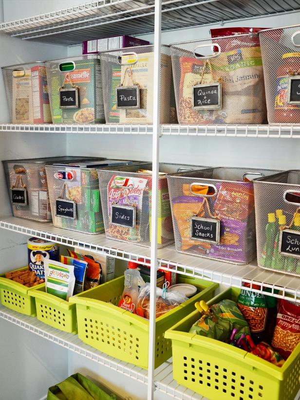 10 steps to an organized pantry | hgtv