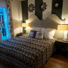 Bedroom With Eclectic Pattern Combination