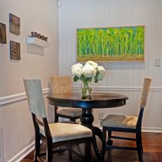 Cottage-Style Breakfast Room With Beadboard