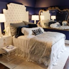 Eclectic Purple Bedroom