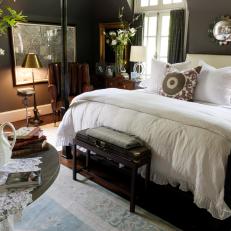 Luxurious Gray Traditional Bedroom 