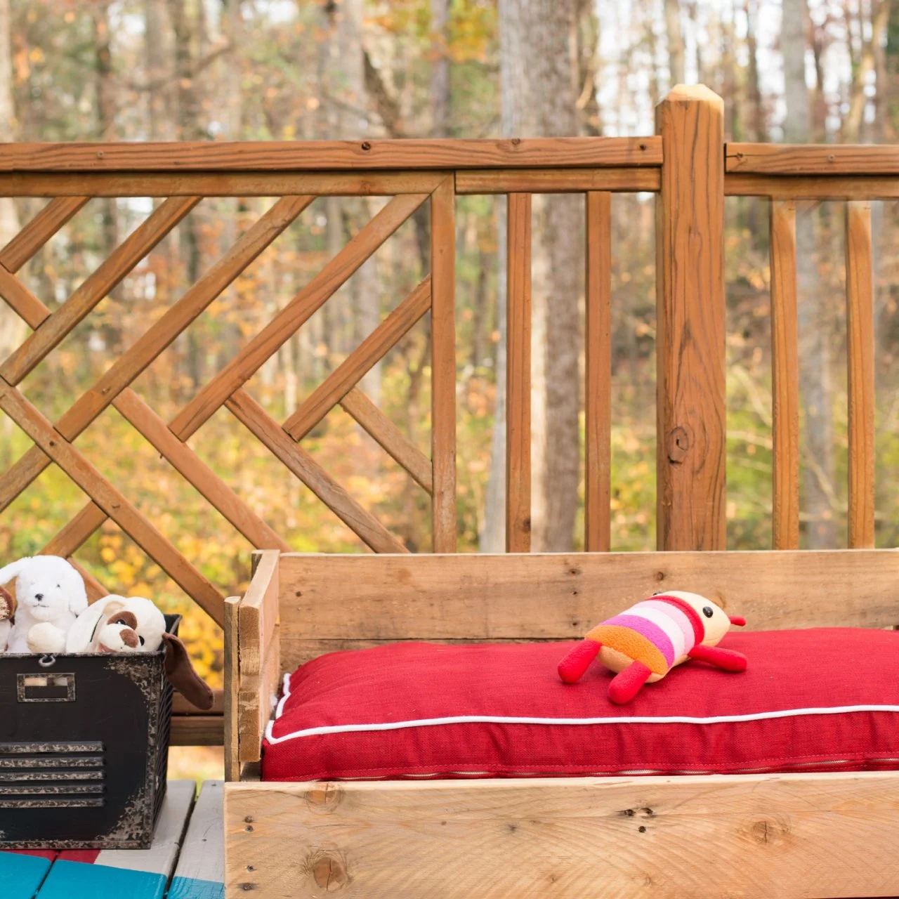 Upcycle Wood Pallets Into a Cozy Outdoor Dog Bed HGTV