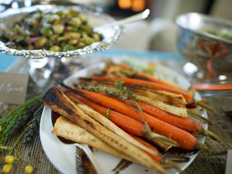 Thyme-Roasted Carrots and Parsnips Recipe