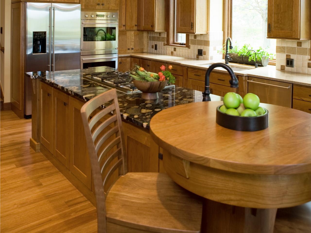 Kitchen island with best sale breakfast bar and stools