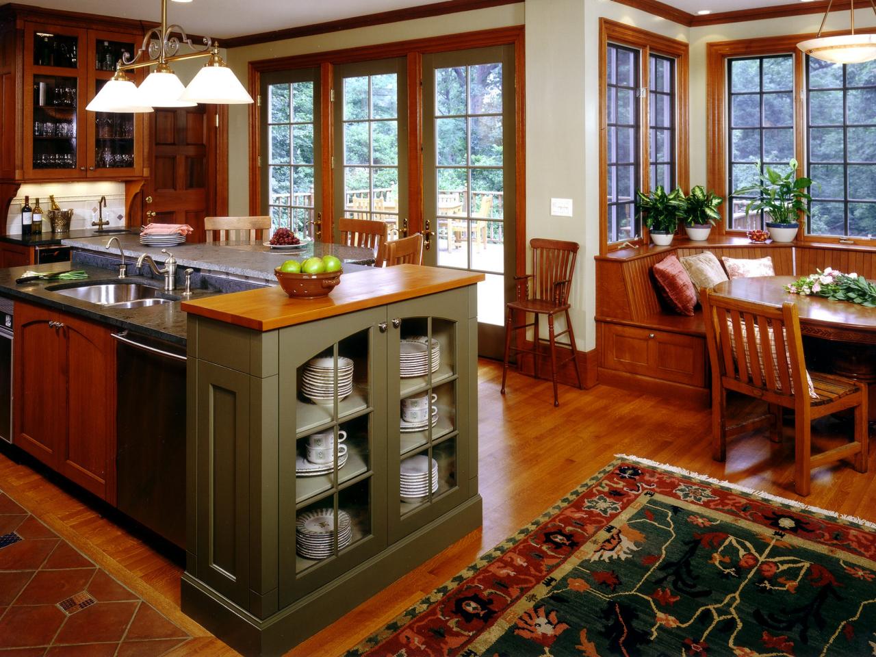 dark mission kitchen cabinets design