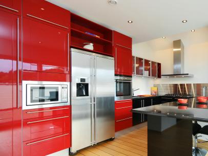 væg Spektakulær indelukke 25 Red Kitchens With an Appetite for Color | HGTV