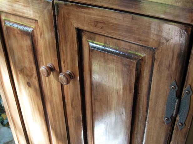 Get a high-end look for less with an easy-to-do gel stain process for wooden furniture.