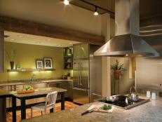 Stainless-Steel Appliances, Granite Countertops and Open Shelving