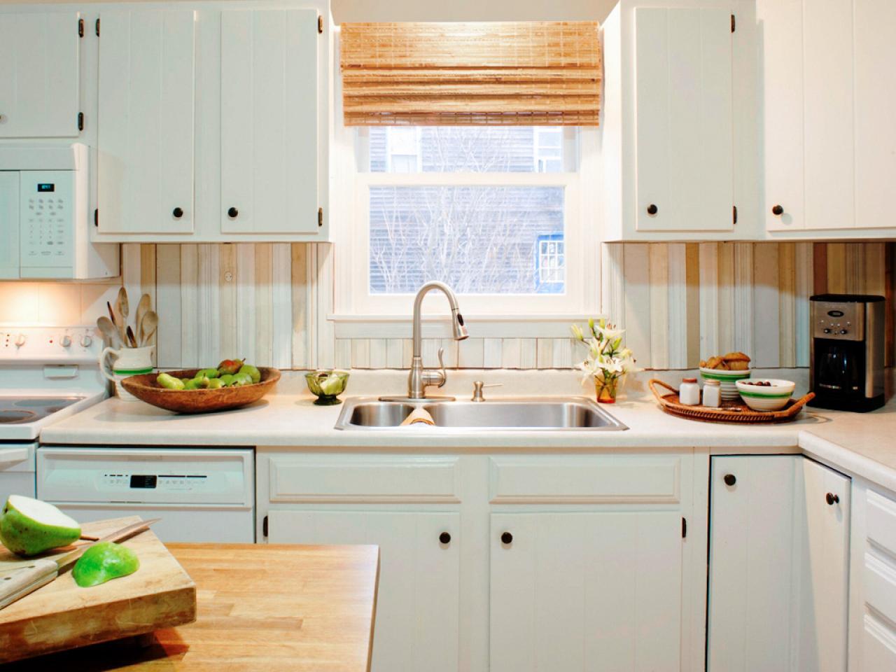 do-it-yourself diy kitchen backsplash ideas + hgtv pictures