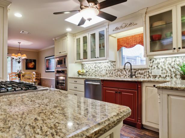 backsplash ideas for granite countertops + hgtv pictures | hgtv