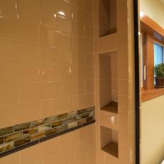 Transitional Tiled Bathroom