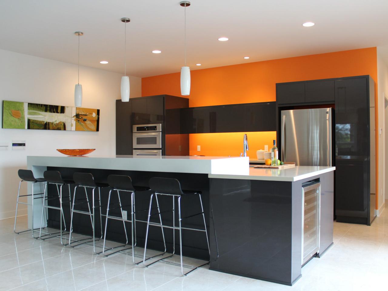 Orange Paint Colors For Kitchens Pictures Ideas From HGTV HGTV