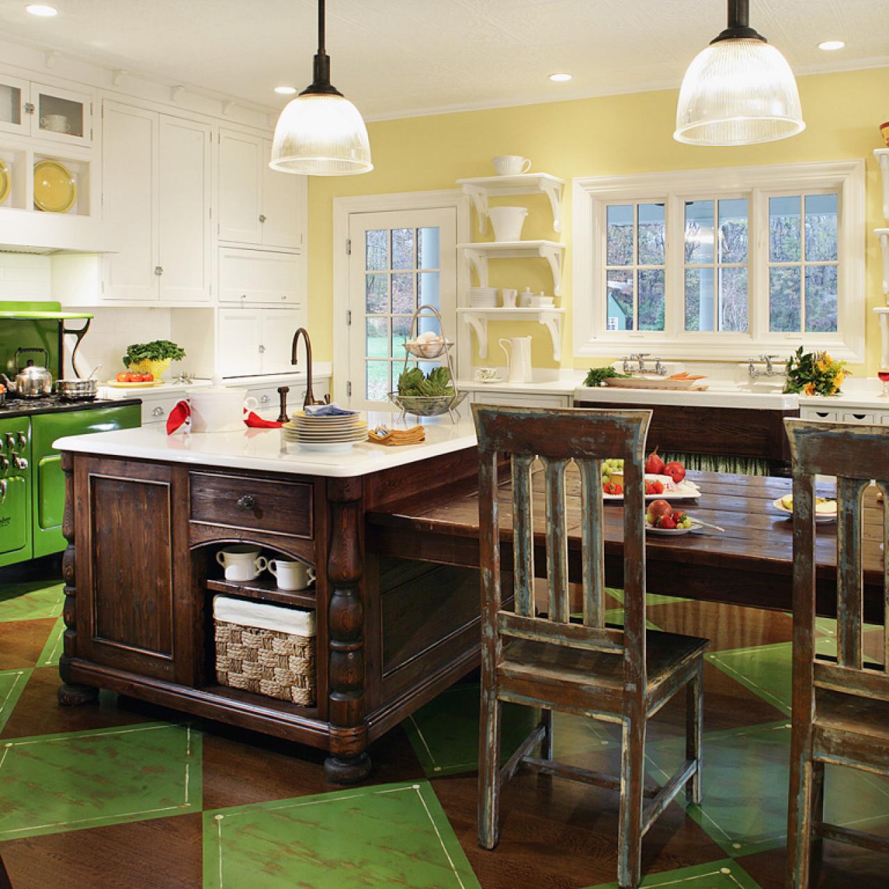 Painting Kitchen Floors: Pictures, Ideas & Tips From HGTV