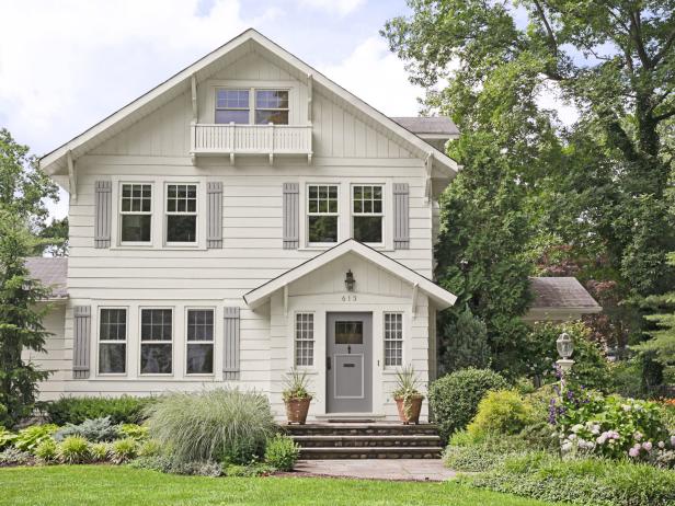 White and Gray Home Exterior