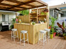 Tropical Deck with Tikki Bar