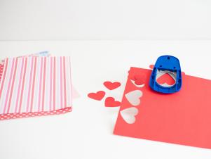 Valentine's Day Paper Heart Garland