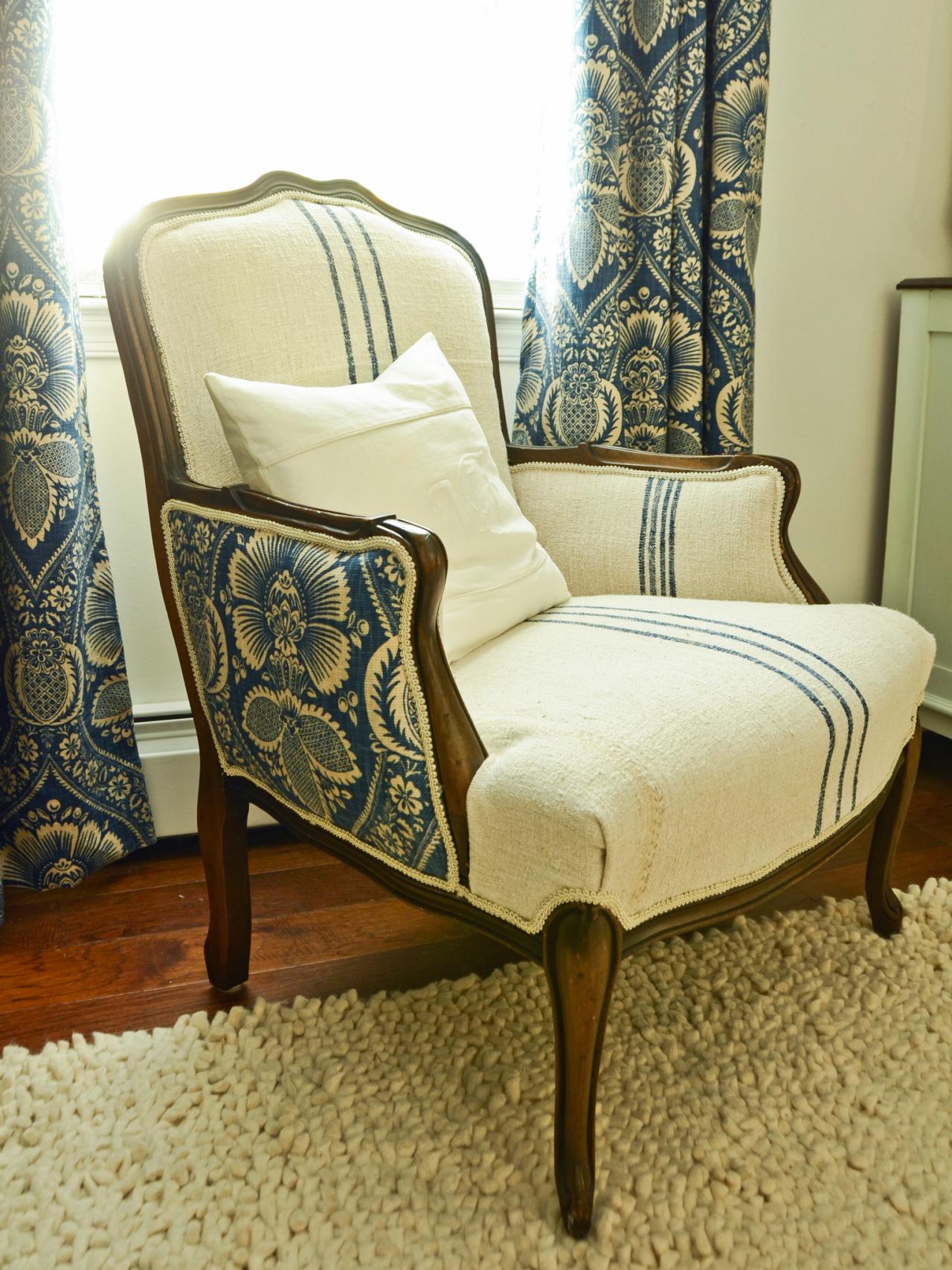 How To Reupholster An Arm Chair Hgtv