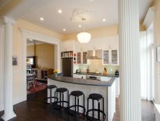 Yellow Kitchen Combines Traditional, Contemporary Styles