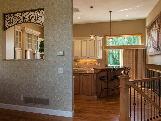 Kitchen With Pass-Through Window | HGTV