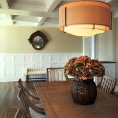 Neutral Cottage Dining Room Sports Beachy Hues