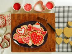 Sugar Cookies for Valentine's Day