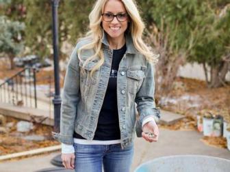 Nicole Curtis of DIY Network's Rehab Addict Poses With Landscaping