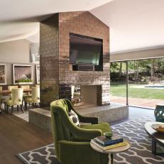 Open, Contemporary Neutral Living Space  