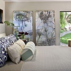 Indoor-Outdoor Views Merge in Contemporary Bedroom
