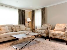 Neutral Living Space With Beige Furniture