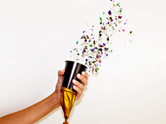 This confetti popper is budget-friendly and easy to make, and they're the perfect way to start the new year off with a bang.