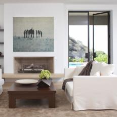 Streamlined and Modern Neutral Living Room