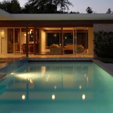 Midcentury Modern Home With Swimming Pool