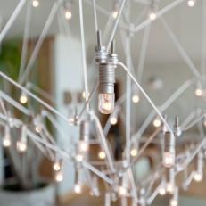 Dining Room Chandelier With Tiny Light Bulbs