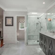 Art Deco Inspired Master Bathroom 