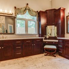 Luxe Master Bathroom With Spacious Vanity