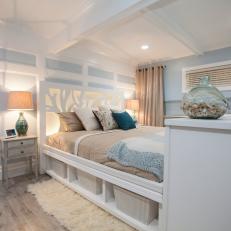 Calming Master Bedroom With Platform Bed