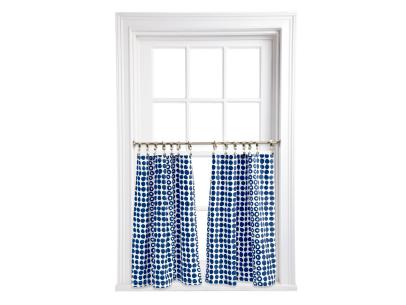 Cafe Curtain From Cloth Napkins, How Should Cafe Curtains Be Hung